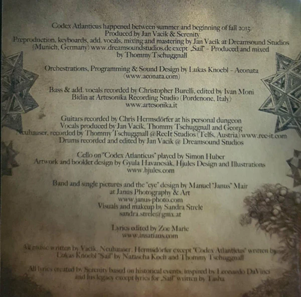 Serenity  - Codex Atlanticus (CD) - Image 5