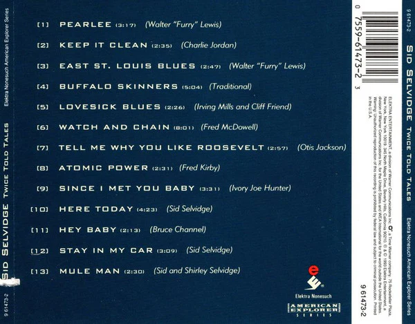 Sid Selvidge - Twice Told Tales (CD) - Image 2