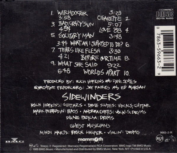 Sidewinders  - Witchdoctor (CD) - Image 2
