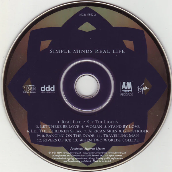 Simple Minds - Real Life (CD) - Image 3
