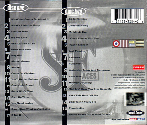 Small Faces - The Anthology 1965-1967 (CD) - Image 2