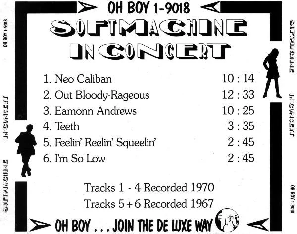 Soft Machine - In Concert (CD) - Image 2