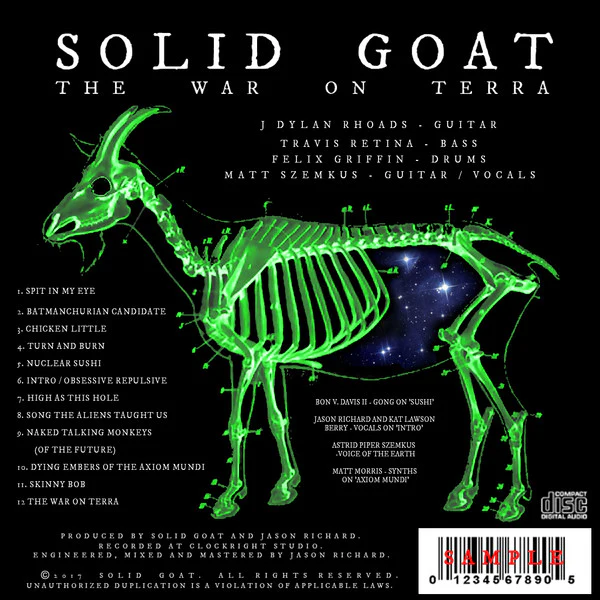 Solid Goat - The War On Terra (CD) - Image 2