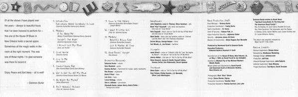 Solomon Burke And The Souls Alive Orchestra - Live At The House Of Blues (CD) - Image 4