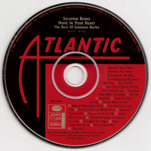 Solomon Burke - Home In Your Heart (The Best Of Solomon Burke) (CD) - Image 3