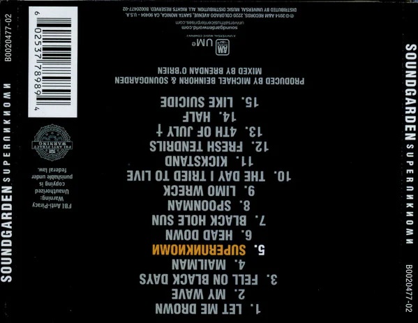 Soundgarden - Superunknown (CD) - Image 2