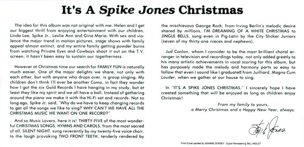 Spike Jones - It's A Spike Jones Christmas (CD) - Image 4