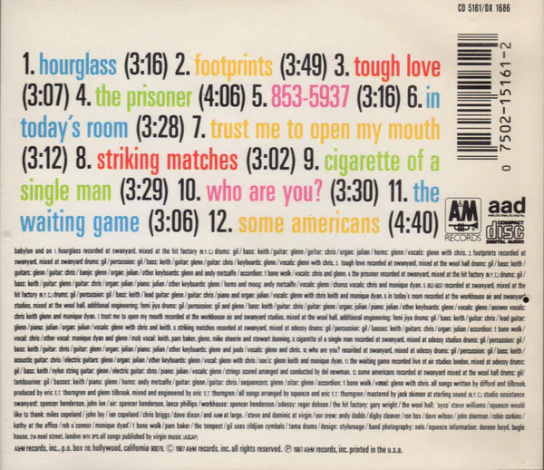 Squeeze  - Babylon And On (CD) - Image 2