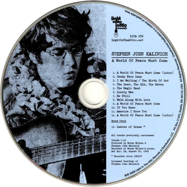 Stephen Kalinich - A World Of Peace Must Come (CD) - Image 3