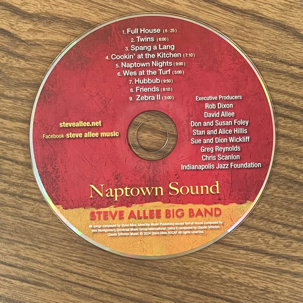 Steve Allee Big Band - Naptown Sound (CD) - Image 2