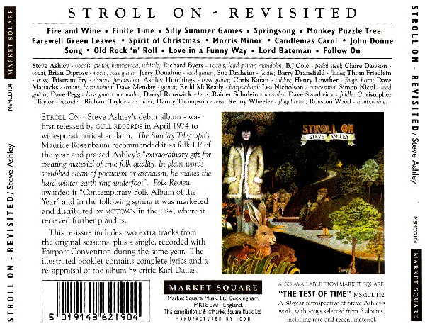 Steve Ashley - Stroll On - Revisited (CD) - Image 2