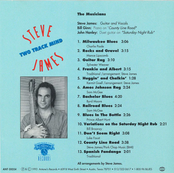Steve James  - Two Track Mind (CD) - Image 4