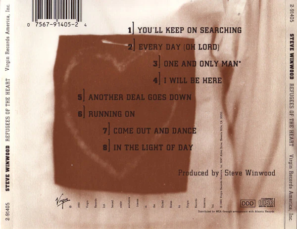 Steve Winwood - Refugees Of The Heart (CD) - Image 2