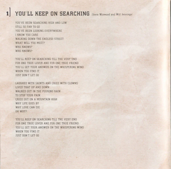 Steve Winwood - Refugees Of The Heart (CD) - Image 5