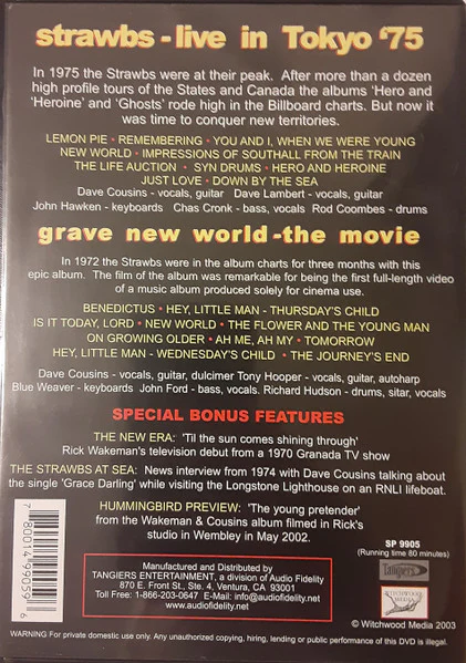 Strawbs - Live In Tokyo 75 / Grave New World The Movie (DVD) - Image 2