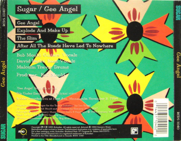 Sugar  - Gee Angel (CD) - Image 5