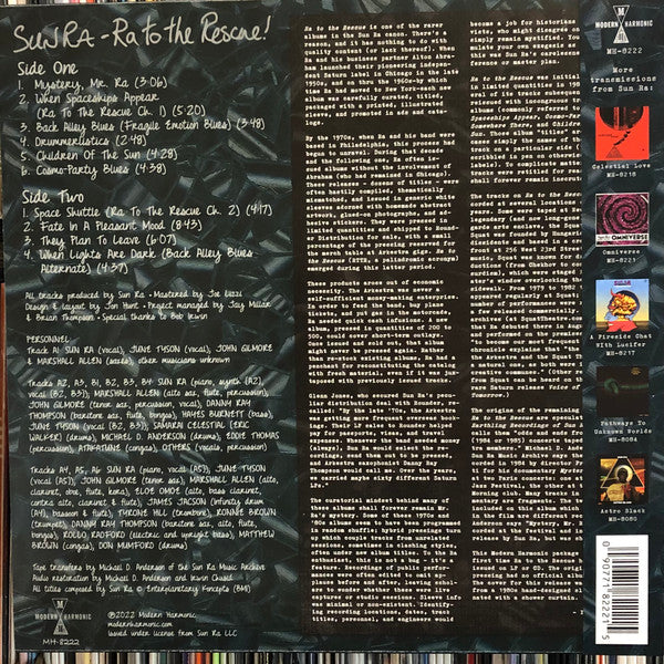 Sun Ra - Ra To The Rescue (Vinyl) - Image 2