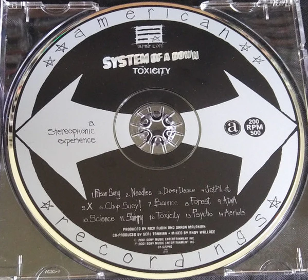 System Of A Down - Toxicity (CD) - Image 3