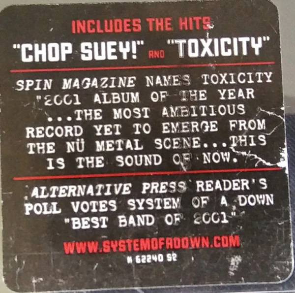 System Of A Down - Toxicity (CD) - Image 5