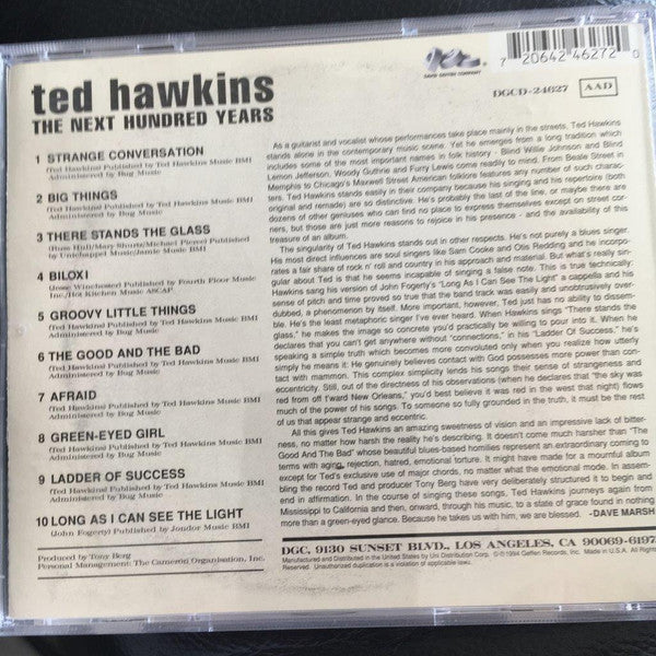 Ted Hawkins - The Next Hundred Years (CD) - Image 2