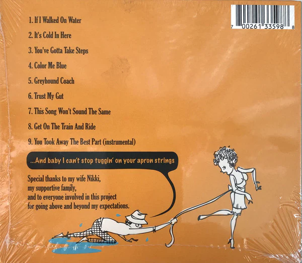 Ted Hefko And The Thousandaires - If I Walked On Water (Would You Sail On Back To Me) (CD) - Image 2