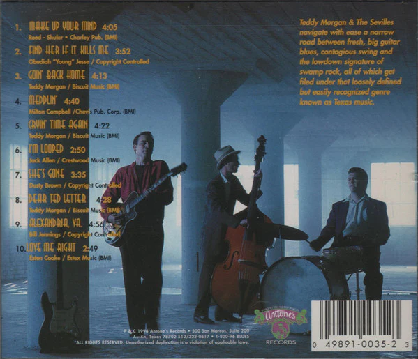 Teddy Morgan And The Sevilles - Ridin' In Style (CD) - Image 2