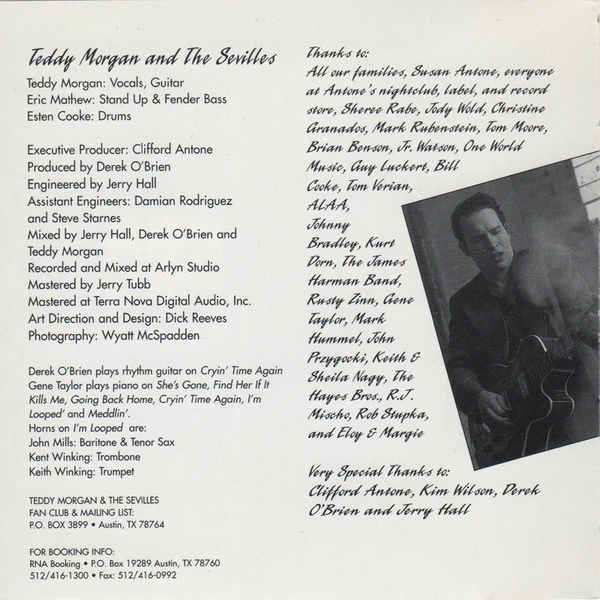 Teddy Morgan And The Sevilles - Ridin' In Style (CD) - Image 5