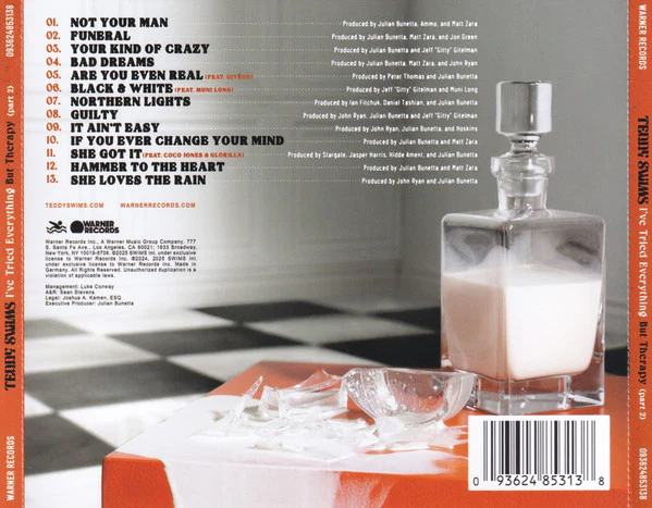 Teddy Swims - I've Tried Everything But Therapy (Part 2) (CD) - Image 2