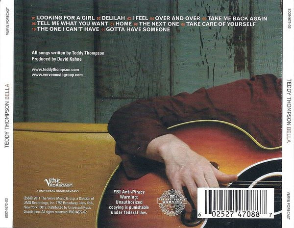 Teddy Thompson - Bella (CD) - Image 2