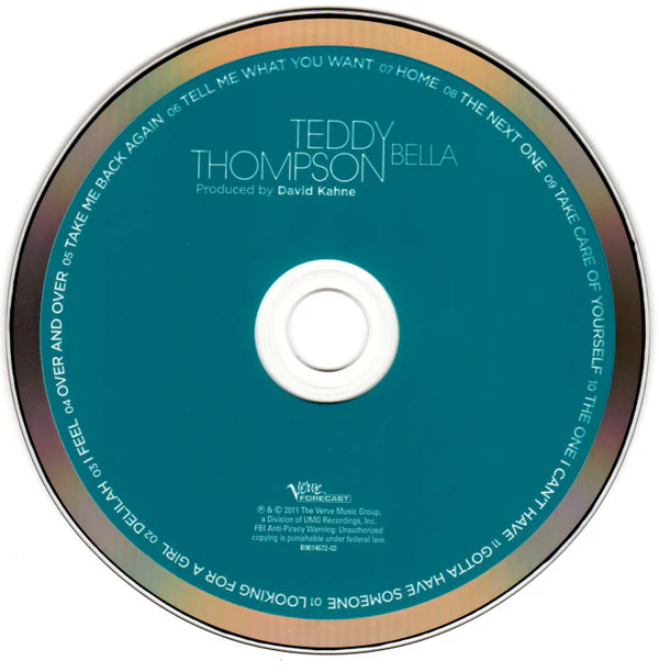 Teddy Thompson - Bella (CD) - Image 4