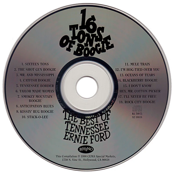 Tennessee Ernie Ford - 16 Tons Of Boogie (The Best Of Tennessee Ernie Ford) (CD) - Image 3