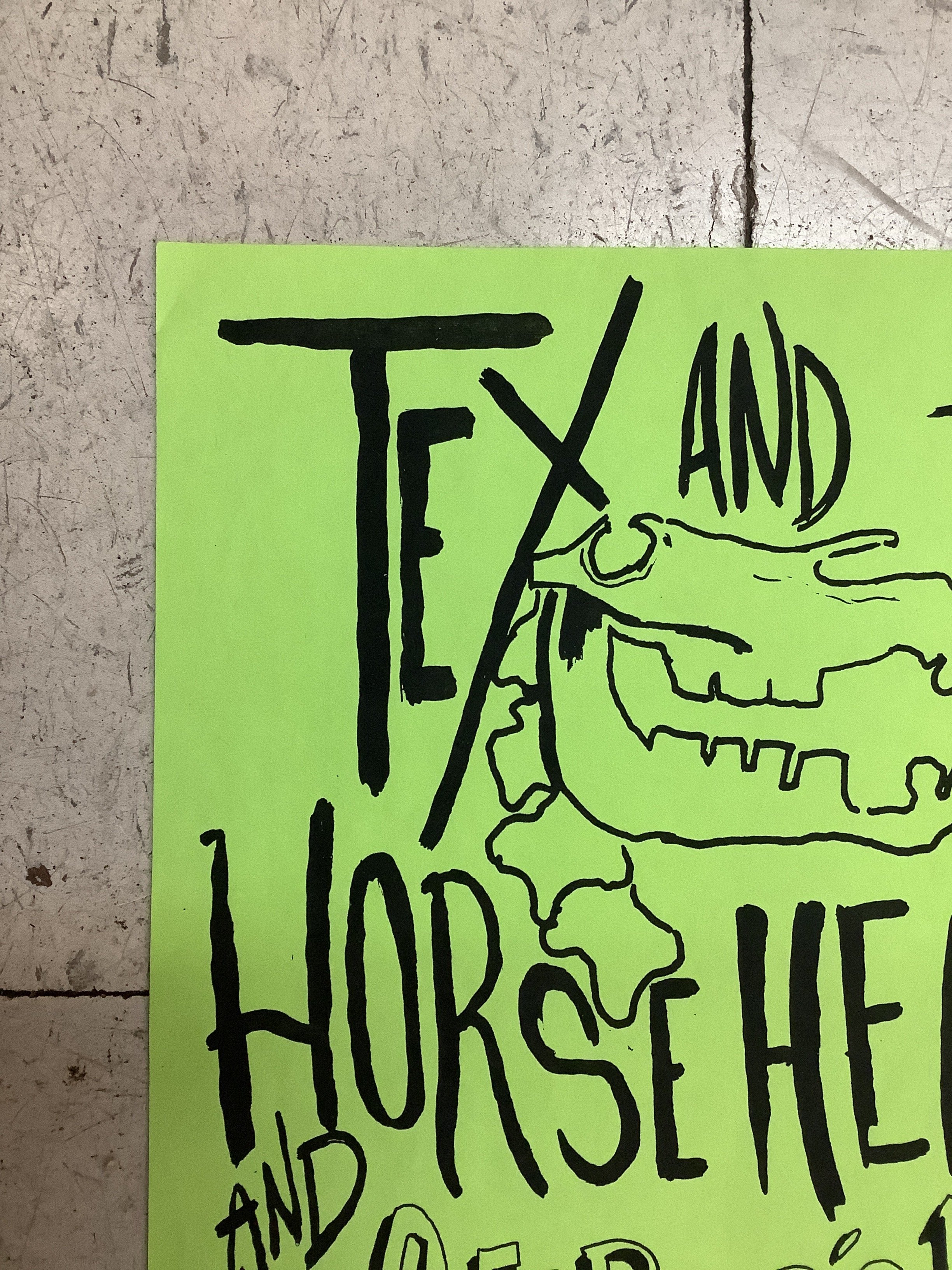 Tex and the Horseheads at Jimmy's (Poster) - Image 2