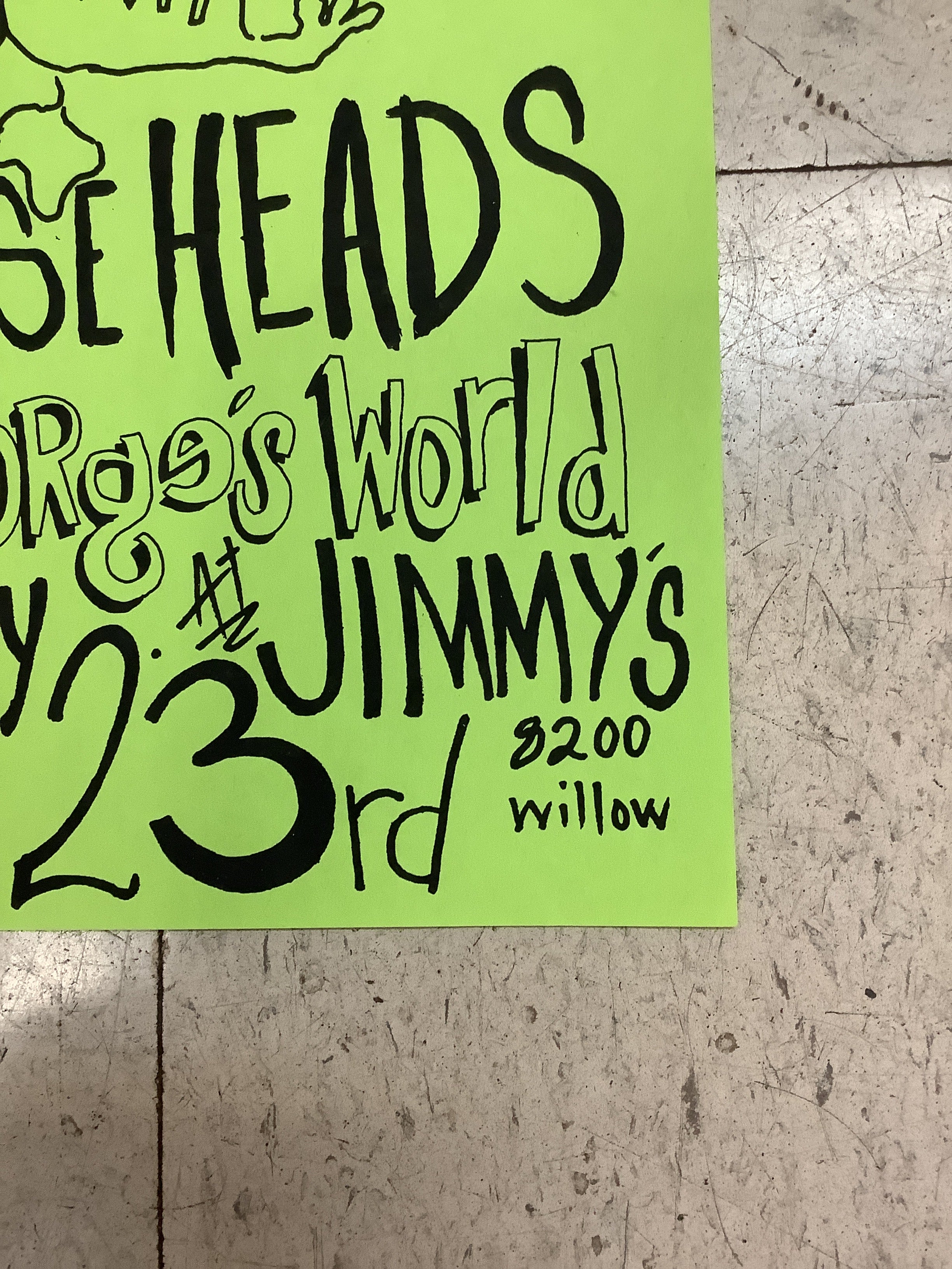 Tex and the Horseheads at Jimmy's (Poster) - Image 4