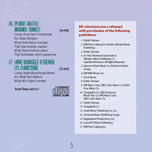 The Airmen Of Note - Cool Yule (CD) - Image 5