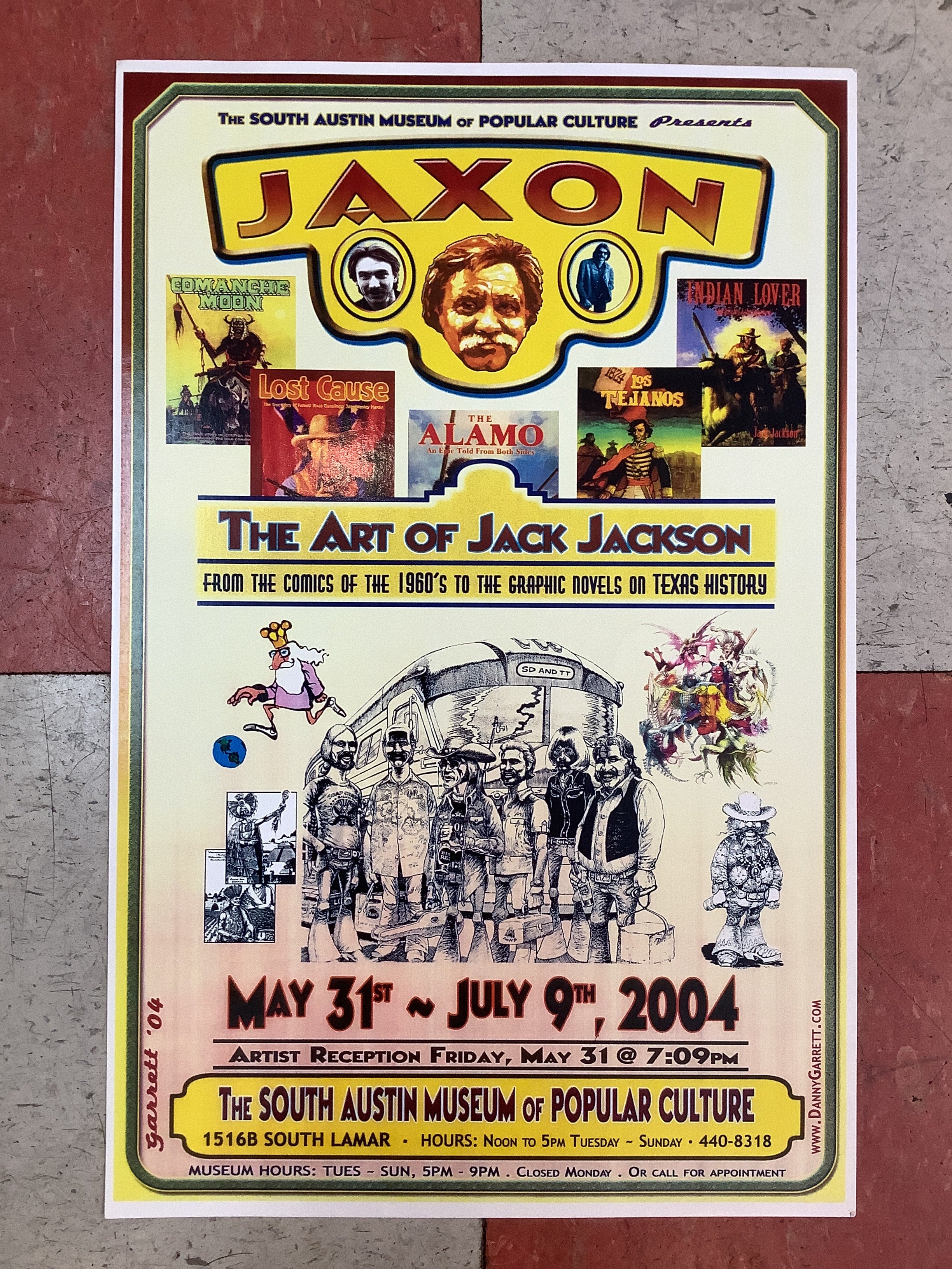The Art of Jack Jackson exhibit at South Austin Museum of Popular Culture - 2004 (Poster)