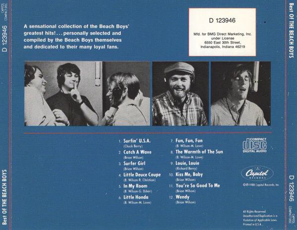 The Beach Boys - Best Of The Beach Boys (CD) - Image 2
