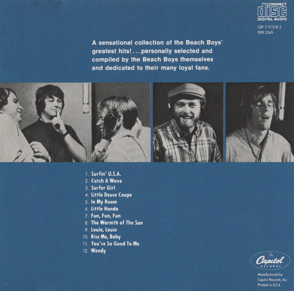 The Beach Boys - Best Of The Beach Boys (CD) - Image 4