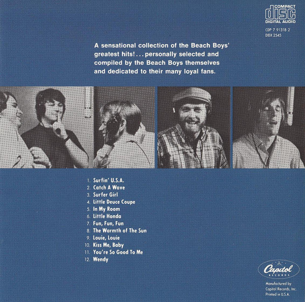 The Beach Boys - Best Of The Beach Boys (CD) - Image 4
