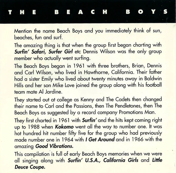 The Beach Boys - Let's Go Surfin' (CD) - Image 2