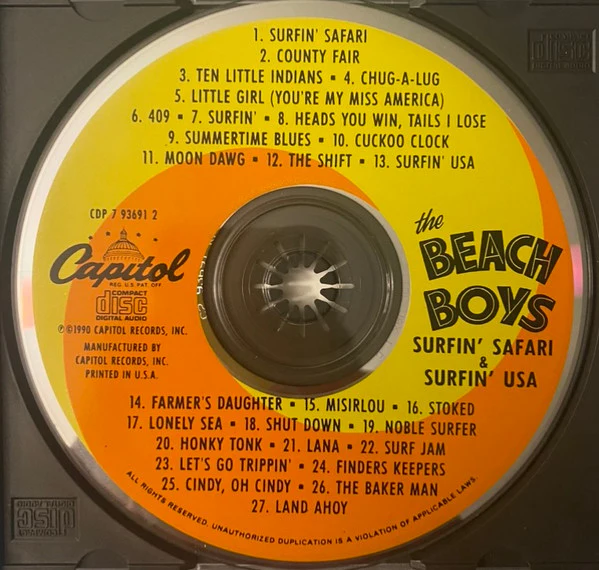The Beach Boys - Surfin' Safari & Surfin' USA (CD) - Image 3