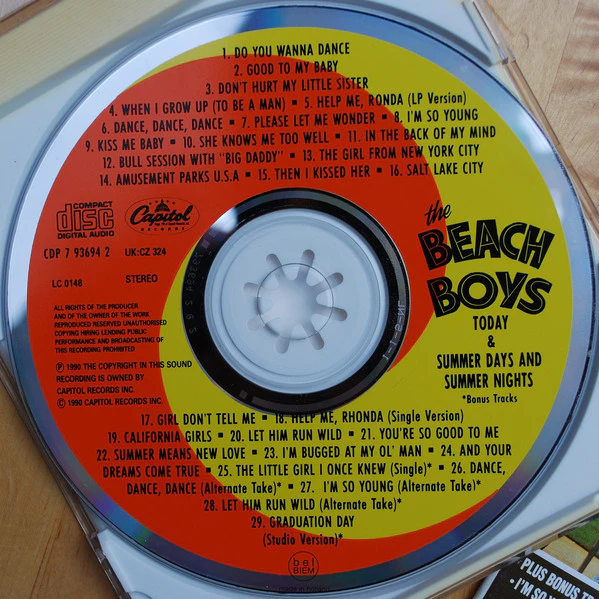 The Beach Boys - Today! / Summer Days (And Summer Nights!!) (CD) - Image 3