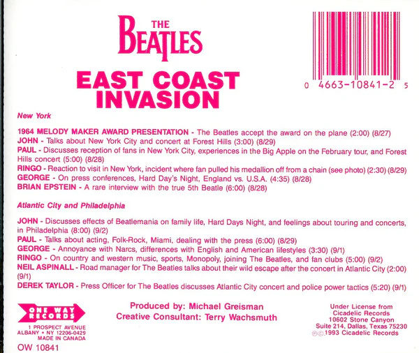 The Beatles - East Coast Invasion! (CD) - Image 2