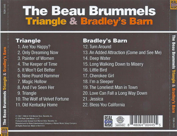 The Beau Brummels - Triangle & Bradley's Barn (CD) - Image 2