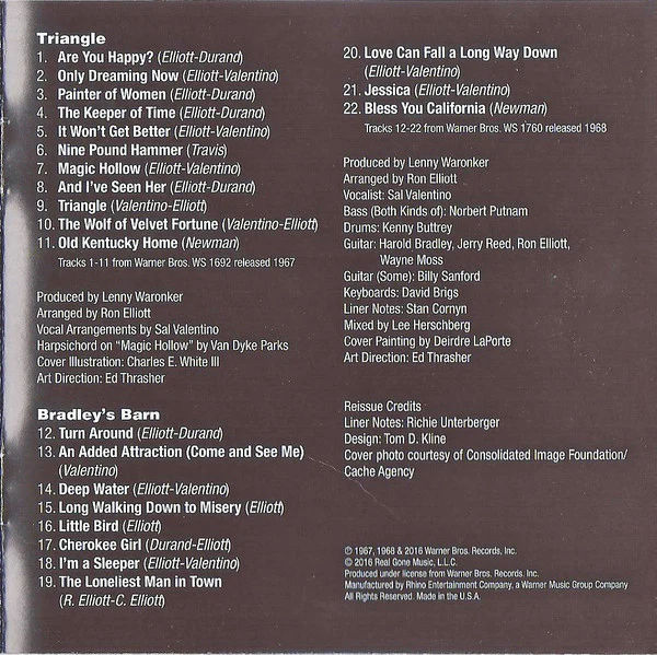 The Beau Brummels - Triangle & Bradley's Barn (CD) - Image 4