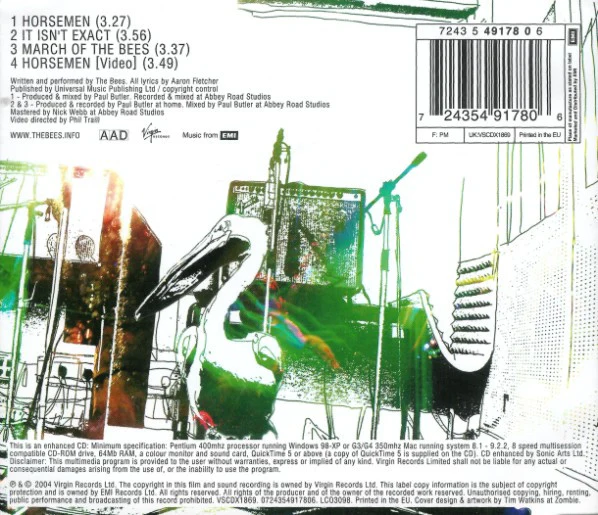 The Bees - Horsemen (CD) - Image 2