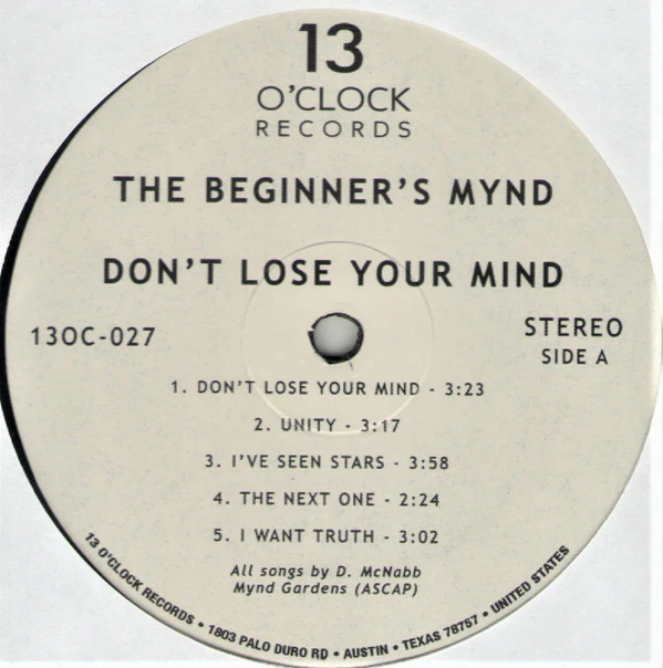 The Beginner's Mynd - Don't Lose Your Mind (Vinyl) - Image 2