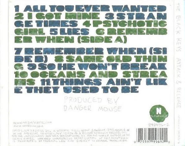 The Black Keys - Attack & Release (CD) - Image 3