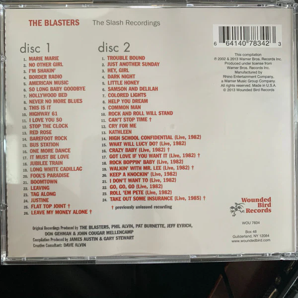 The Blasters - The Slash Recordings (CD) - Image 4