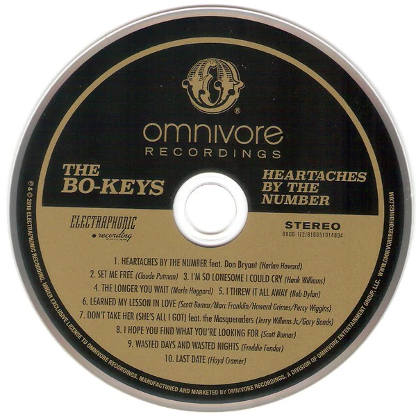 The Bo-Keys - Heartaches By The Number (CD) - Image 4