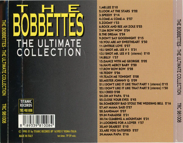 The Bobbettes - The Ultimate Collection (Mr. Lee And Others) (CD) - Image 2